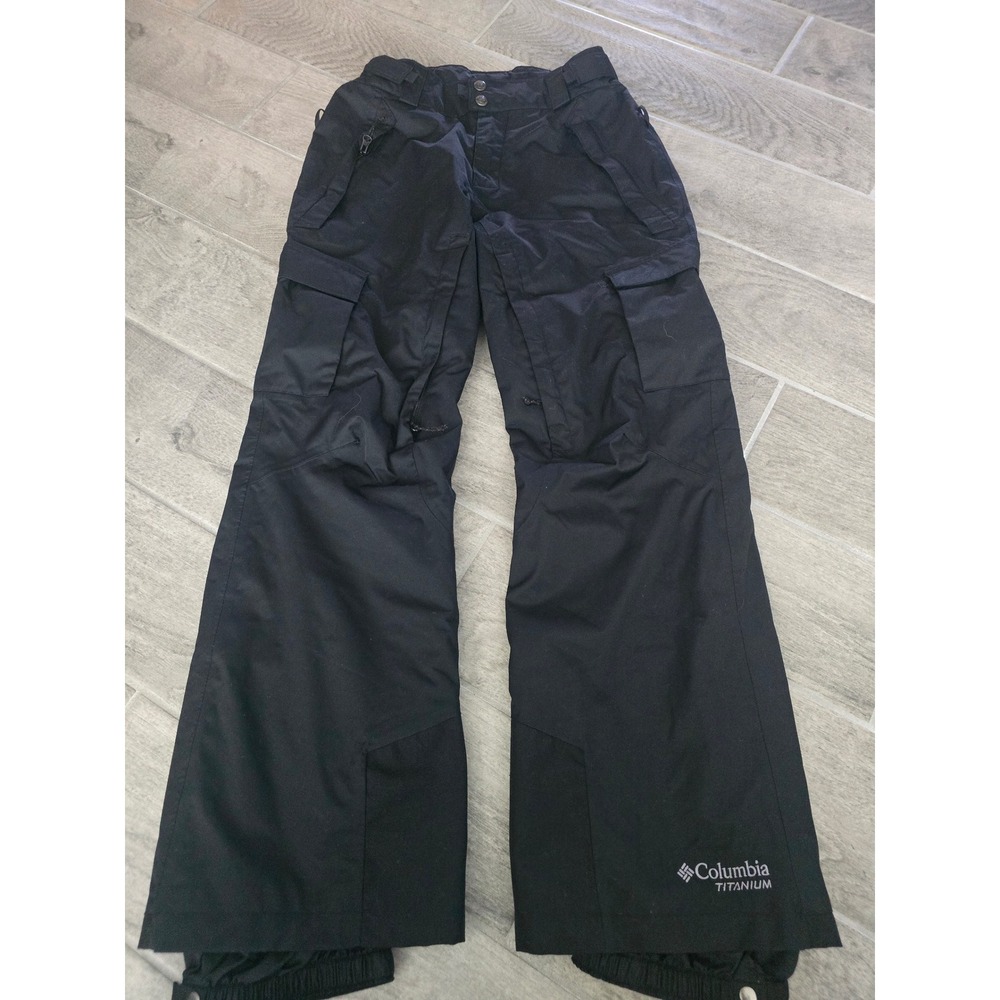 Columbia‎ Titanium Omni-Tech Ski Pants Womens Small Black Waterproof Snowboard
